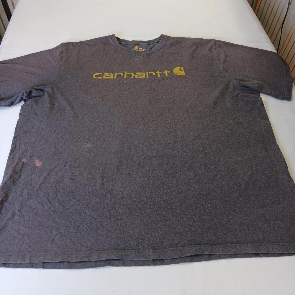 Carhartt Original Fit Graphic T-Shirt Carbon Heather K195 CRH Men's Size 4XL